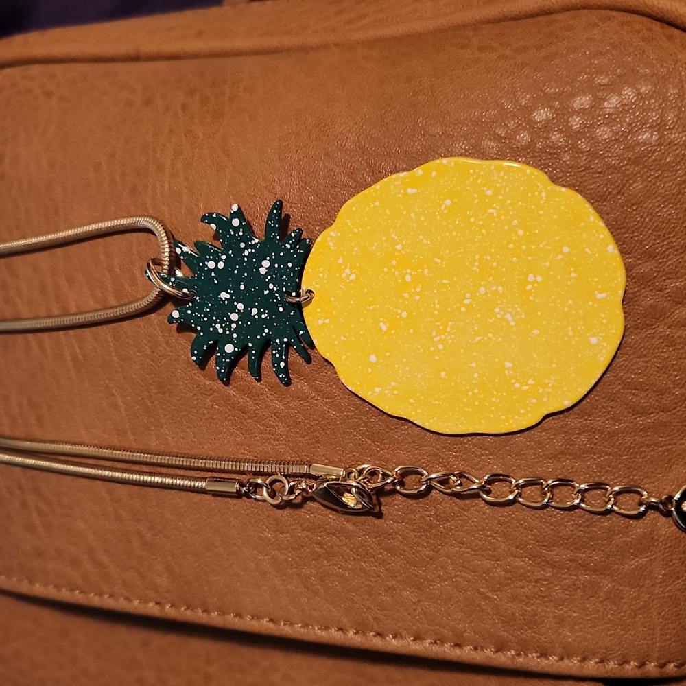 Alfani Summer Pineapple Statment Necklace
